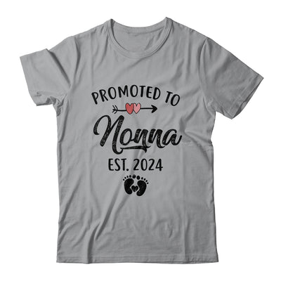 Promoted To Nonna Est 2024 First Time Mothers Day Shirt & Tank Top | teecentury