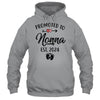 Promoted To Nonna Est 2024 First Time Mothers Day Shirt & Tank Top | teecentury