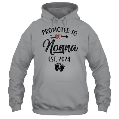 Promoted To Nonna Est 2024 First Time Mothers Day Shirt & Tank Top | teecentury