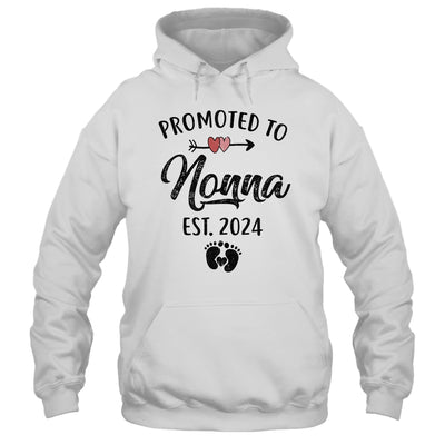 Promoted To Nonna Est 2024 First Time Mothers Day Shirt & Tank Top | teecentury