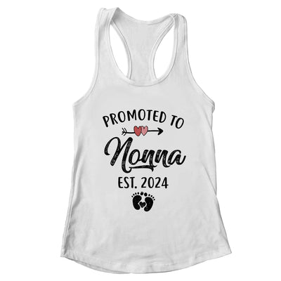 Promoted To Nonna Est 2024 First Time Mothers Day Shirt & Tank Top | teecentury