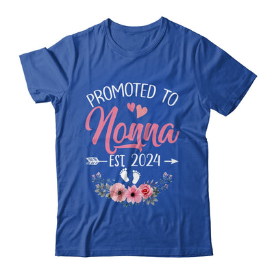 Promoted To Nonna Est 2024 Mothers Day First Time Shirt & Tank Top | teecentury