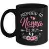 Promoted To Nonna Est 2024 Mothers Day First Time Mug | teecentury