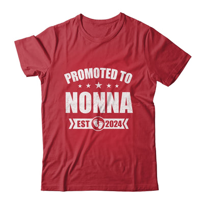 Promoted To Nonna Est 2024 Mothers Day First Time New Nonna Shirt & Tank Top | teecentury