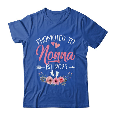 Promoted To Nonna Est 2025 Mothers Day First Time Shirt & Tank Top | teecentury