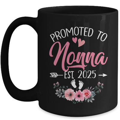 Promoted To Nonna Est 2025 Mothers Day First Time Mug | teecentury