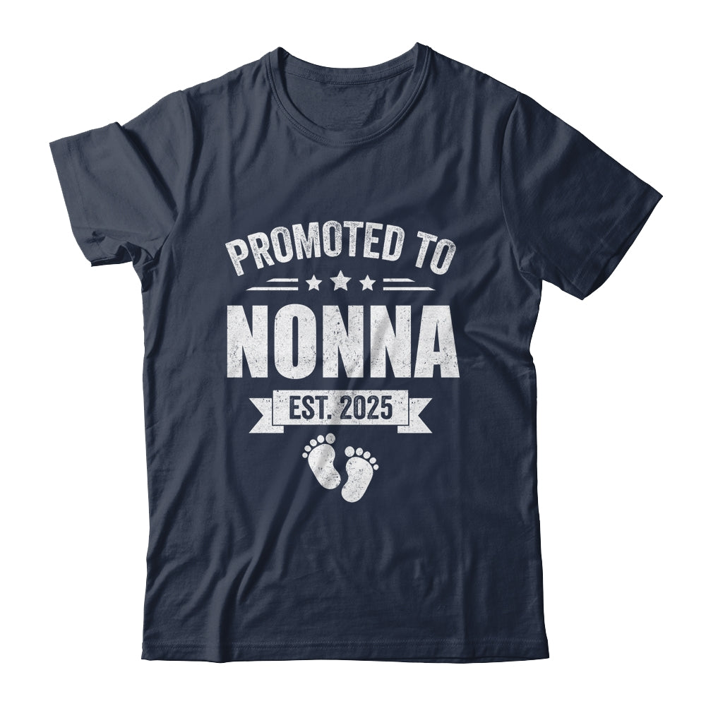 Promoted To Nonna Est 2025 Mothers Day First Time New Nonna Shirt & Tank Top | teecentury