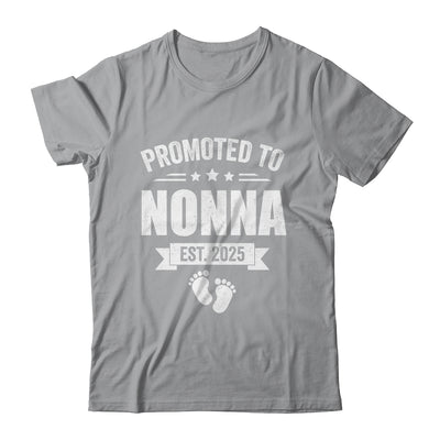 Promoted To Nonna Est 2025 Mothers Day First Time New Nonna Shirt & Tank Top | teecentury