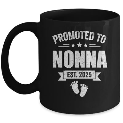 Promoted To Nonna Est 2025 Mothers Day First Time New Nonna Mug | teecentury
