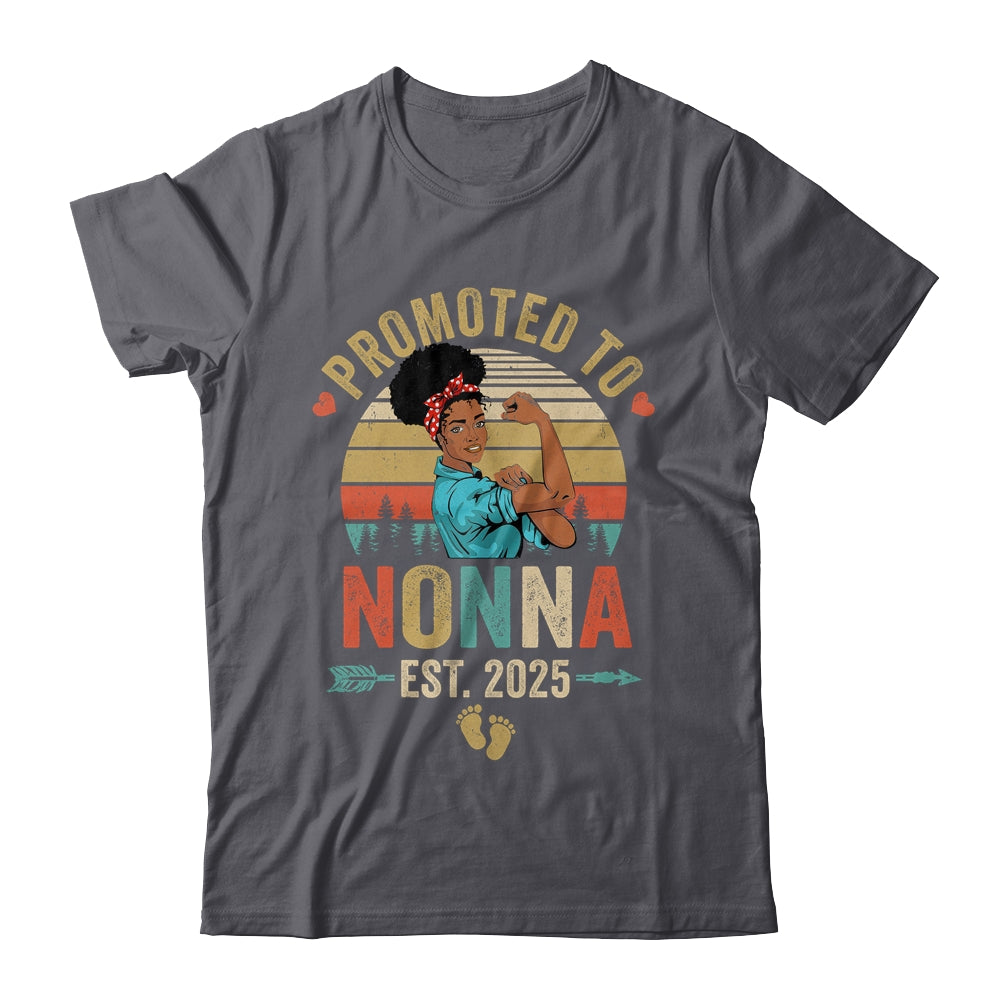 Promoted To Nonna Est 2025 Vintage First Time Nonna Shirt & Tank Top | teecentury