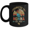 Promoted To Nonna Est 2025 Vintage First Time Nonna Mug | teecentury