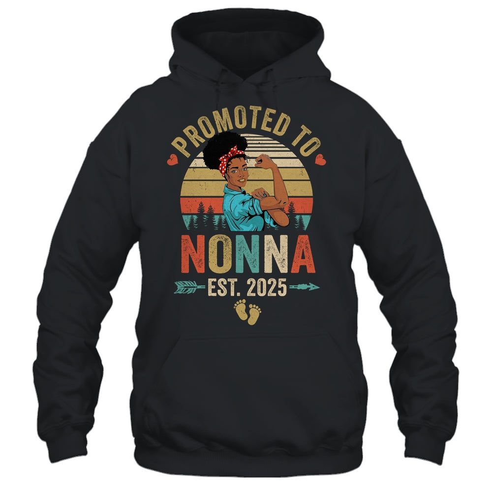 Promoted To Nonna Est 2025 Vintage First Time Nonna Shirt & Tank Top | teecentury