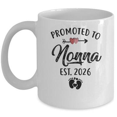 Promoted To Nonna Est 2026 First Time Mothers Day Mug | teecentury