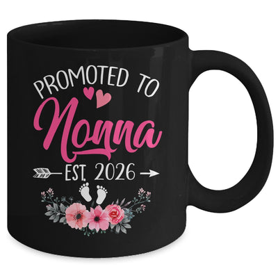 Promoted To Nonna Est 2026 Mothers Day First Time Mug | teecentury