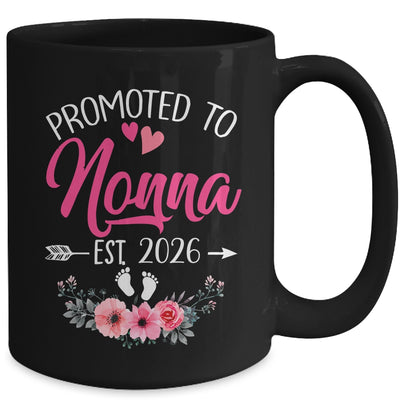 Promoted To Nonna Est 2026 Mothers Day First Time Mug | teecentury