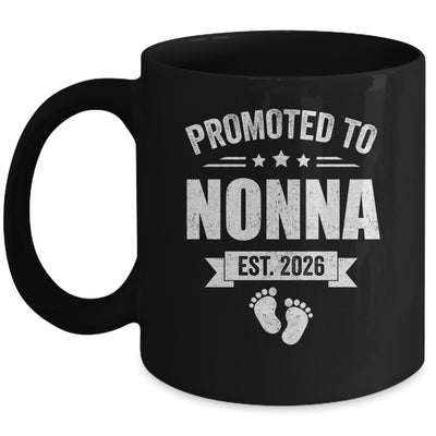 Promoted To Nonna Est 2026 Mothers Day First Time New Nonna Mug | teecentury