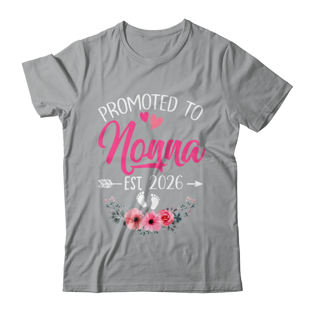 Promoted To Nonna Est 2026 Mothers Day First Time Shirt & Tank Top | teecentury