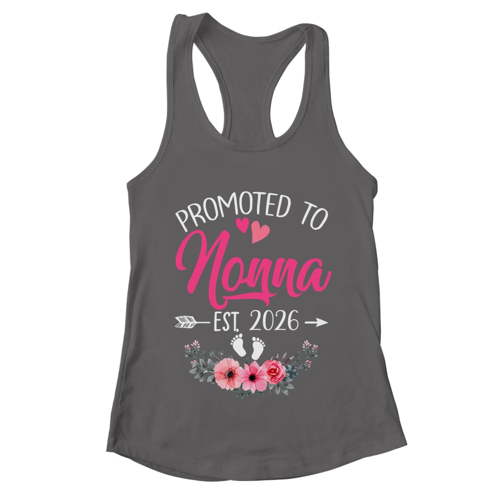 Promoted To Nonna Est 2026 Mothers Day First Time Shirt & Tank Top | teecentury