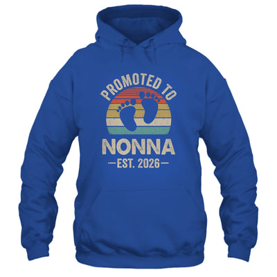 Promoted To Nonna Est 2026 Mothers Day Vintage Shirt & Hoodie | teecentury