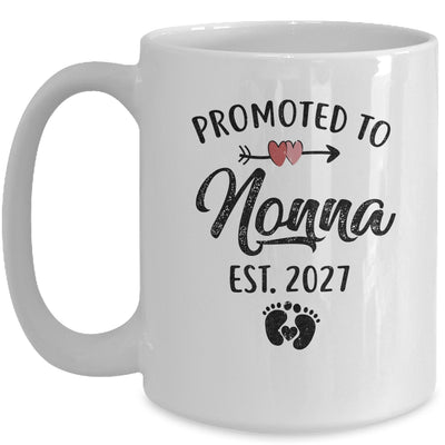 Promoted To Nonna Est 2027 First Time Mothers Day Mug | teecentury