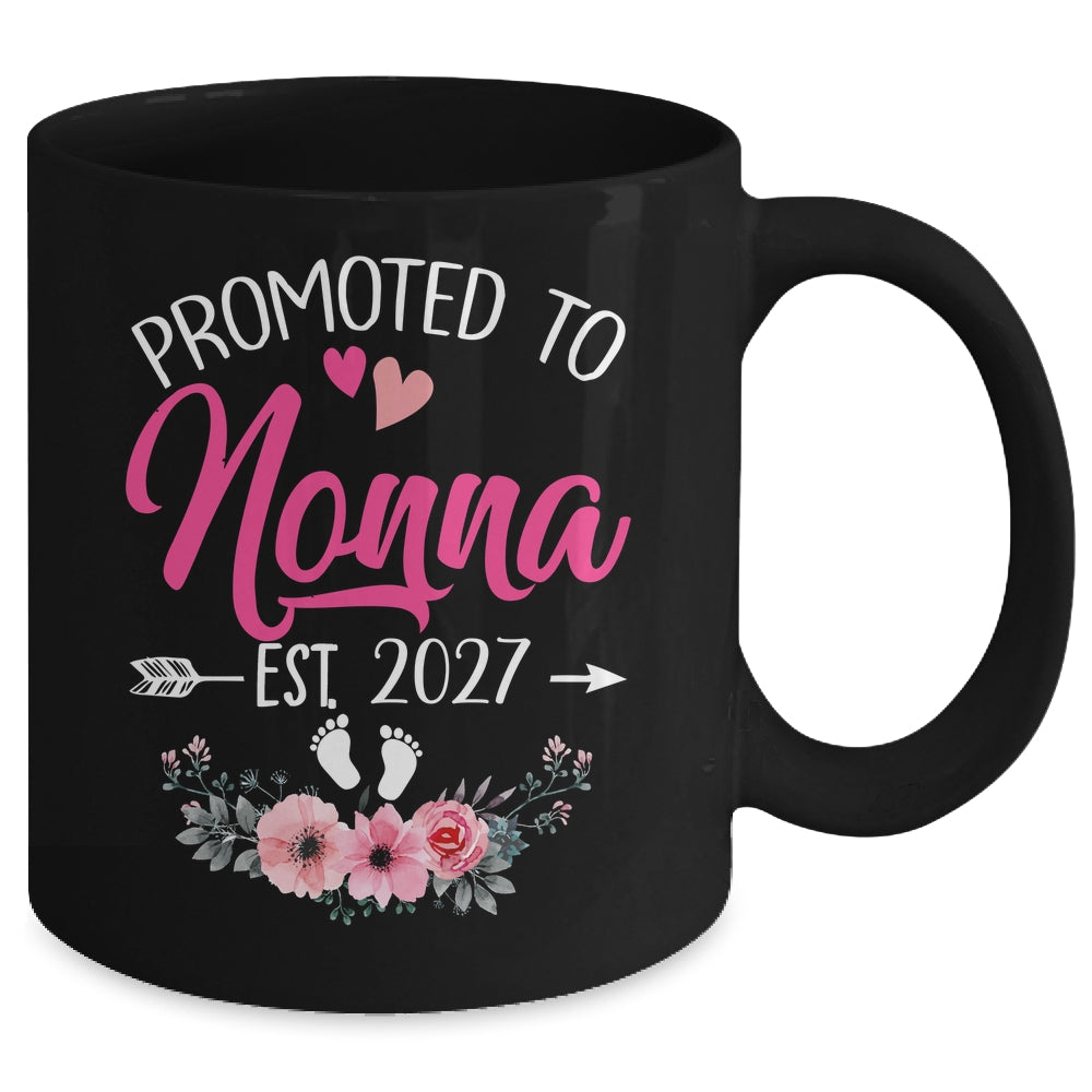 Promoted To Nonna Est 2027 Mothers Day First Time Mug | teecentury