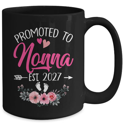 Promoted To Nonna Est 2027 Mothers Day First Time Mug | teecentury