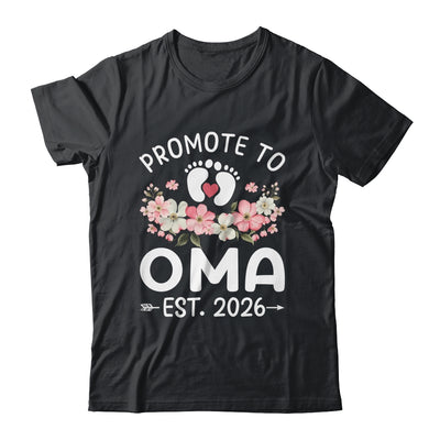 Promoted To Oma 2026 First Time Floral New Oma Shirt & Hoodie | teecentury
