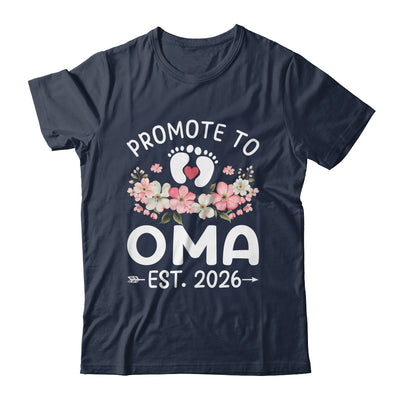 Promoted To Oma 2026 First Time Floral New Oma Shirt & Hoodie | teecentury
