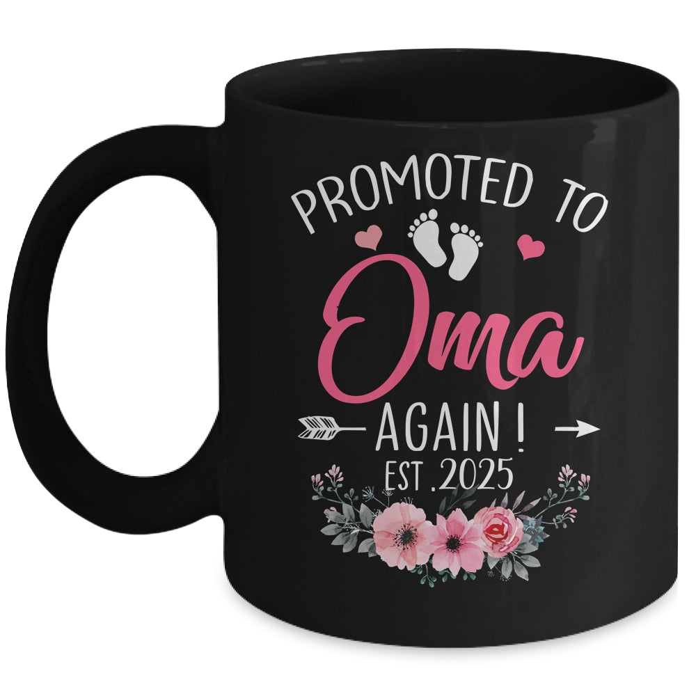 Promoted To Oma Again Est 2025 Mothers Day Mug | teecentury