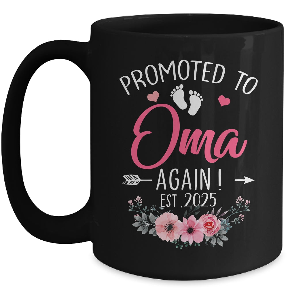 Promoted To Oma Again Est 2025 Mothers Day Mug | teecentury