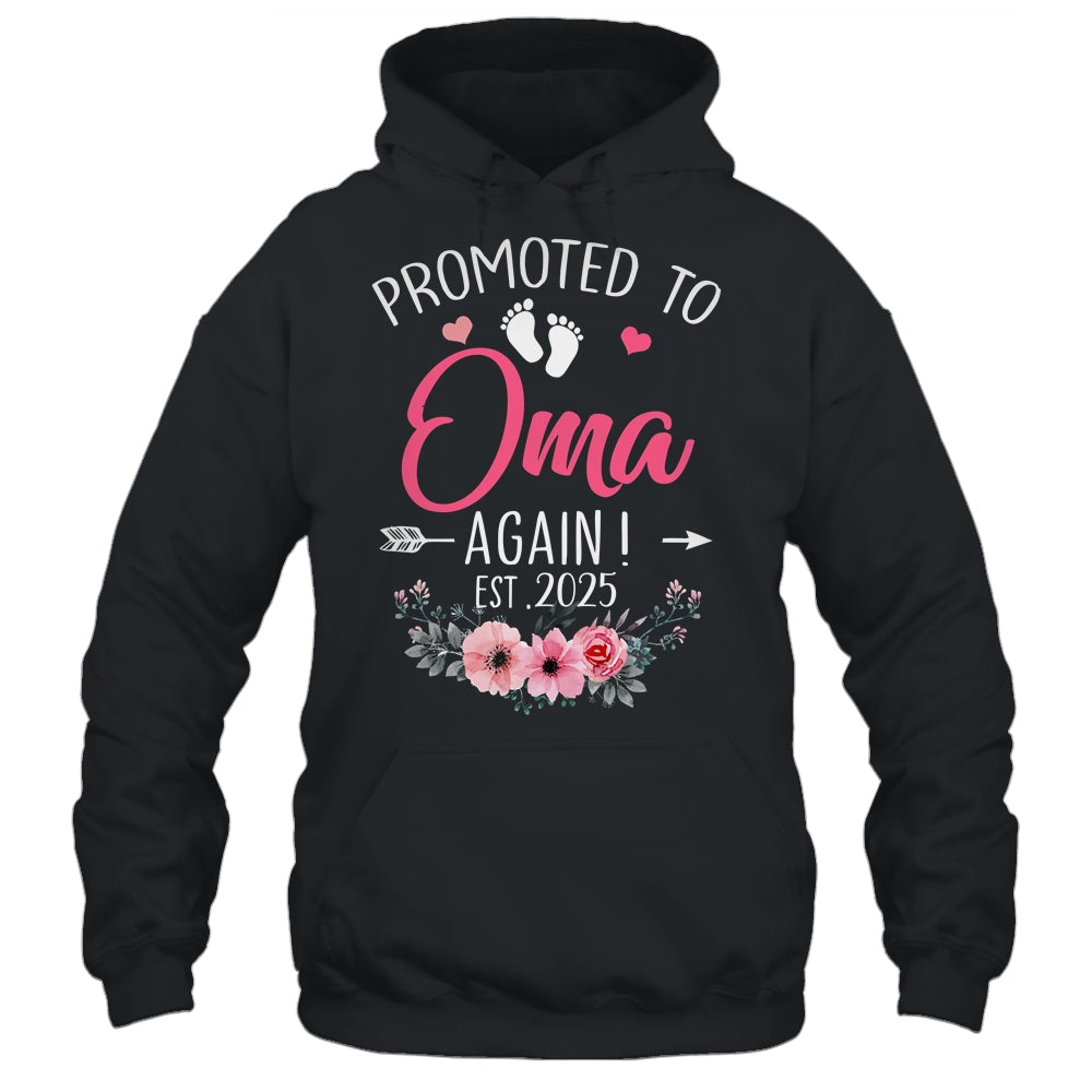 Promoted To Oma Again Est 2025 Mothers Day Shirt & Tank Top | teecentury