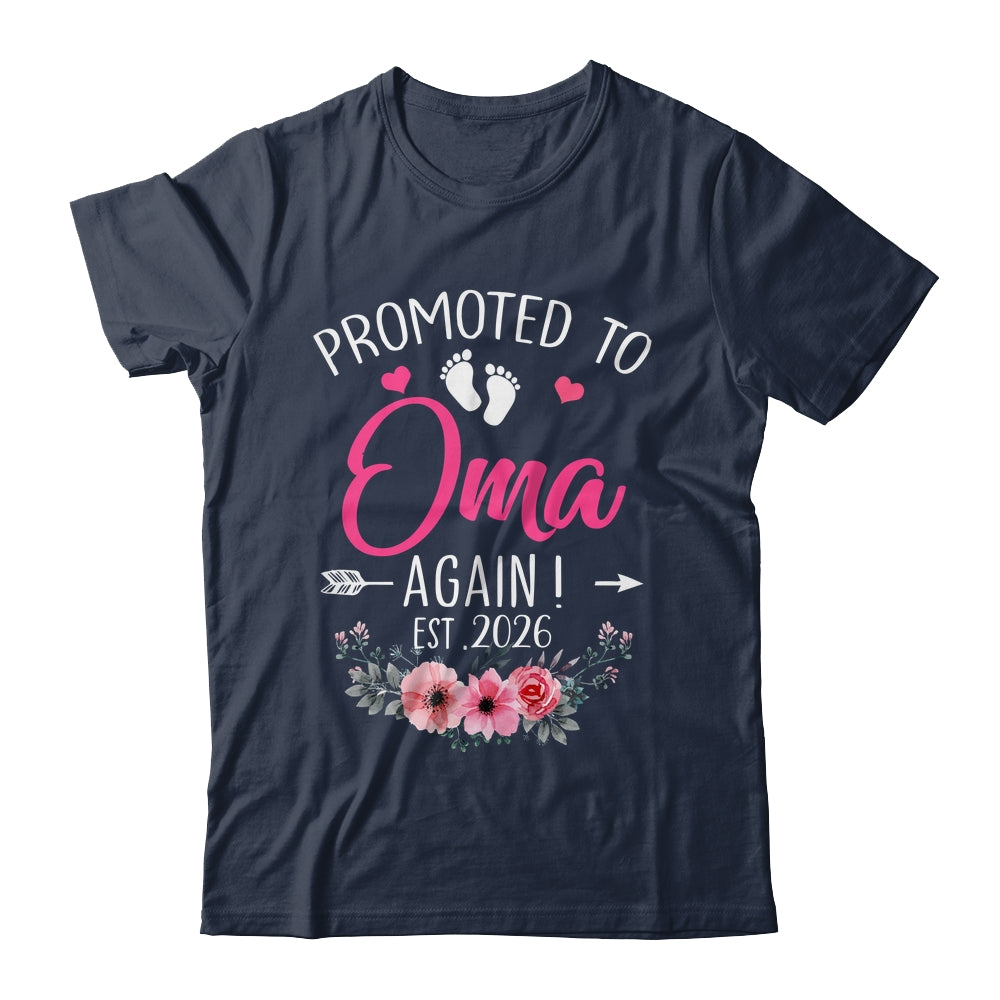 Promoted To Oma Again Est 2026 Mothers Day Shirt & Tank Top | teecentury
