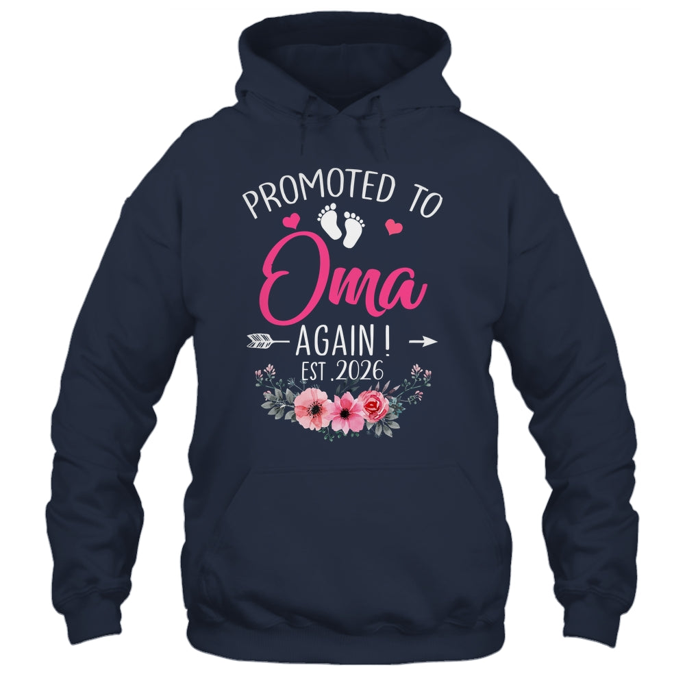 Promoted To Oma Again Est 2026 Mothers Day Shirt & Tank Top | teecentury
