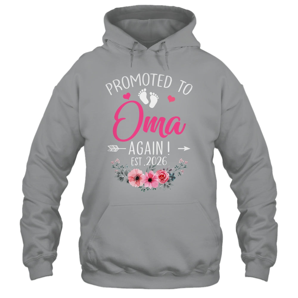 Promoted To Oma Again Est 2026 Mothers Day Shirt & Tank Top | teecentury