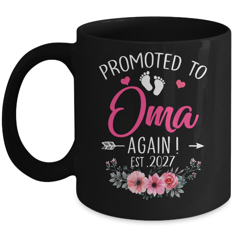Promoted To Oma Again Est 2027 Mothers Day Mug | teecentury