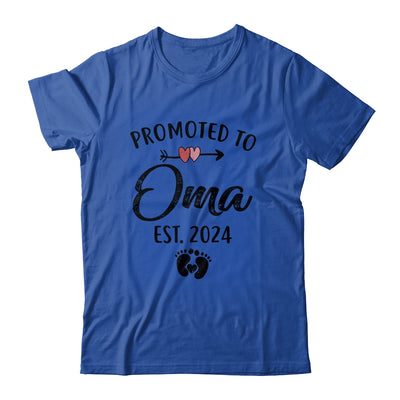 Promoted To Oma Est 2024 First Time Mothers Day Shirt & Tank Top | teecentury
