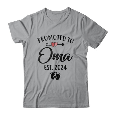 Promoted To Oma Est 2024 First Time Mothers Day Shirt & Tank Top | teecentury