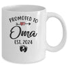 Promoted To Oma Est 2024 First Time Mothers Day Mug | teecentury