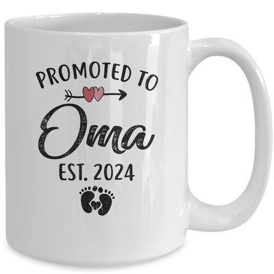 Promoted To Oma Est 2024 First Time Mothers Day Mug | teecentury