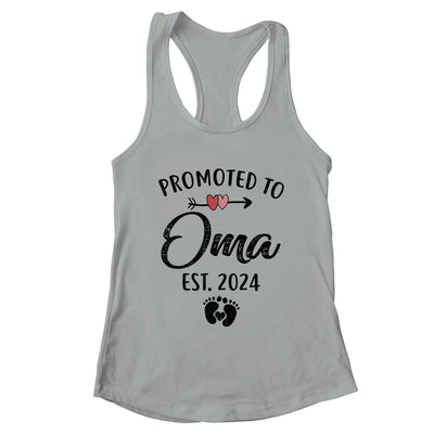 Promoted To Oma Est 2024 First Time Mothers Day Shirt & Tank Top | teecentury