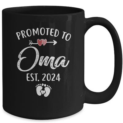Promoted To Oma Est 2024 Funny First Time Mothers Day Mug | teecentury