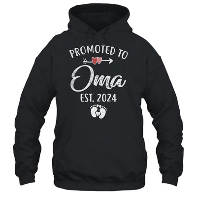 Promoted To Oma Est 2024 Funny First Time Mothers Day Shirt & Tank Top | teecentury