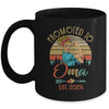 Promoted To Oma Est 2024 Retro First Time Oma Mug | teecentury