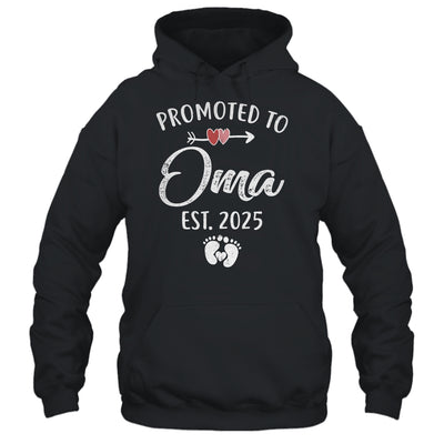 Promoted To Oma Est 2025 Funny First Time Mothers Day Shirt & Tank Top | teecentury