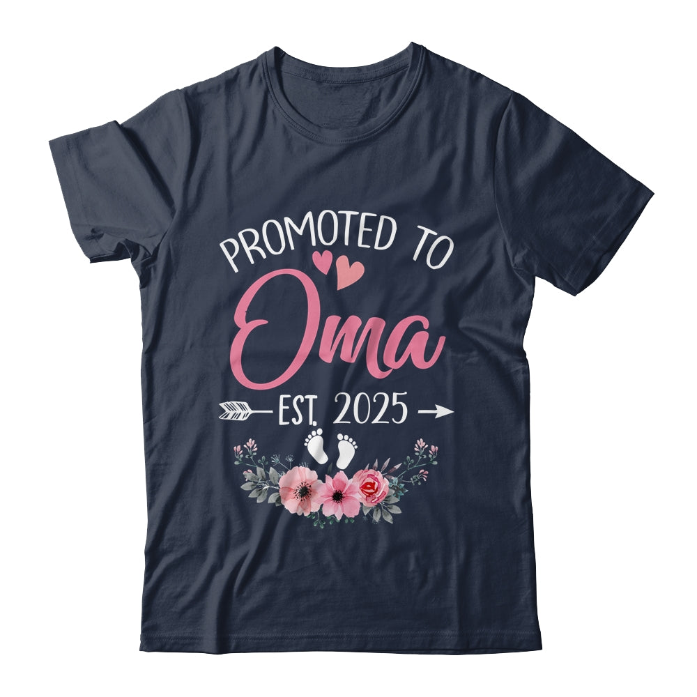 Promoted To Oma Est 2025 Mothers Day First Time Shirt & Tank Top | teecentury