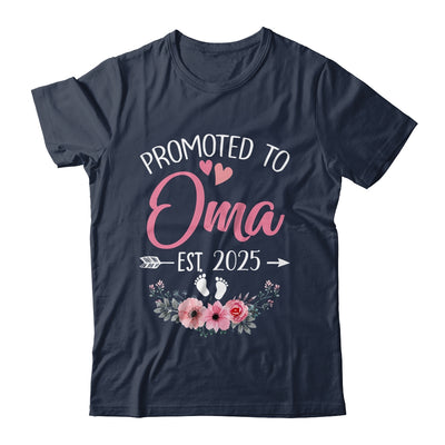 Promoted To Oma Est 2025 Mothers Day First Time Shirt & Tank Top | teecentury