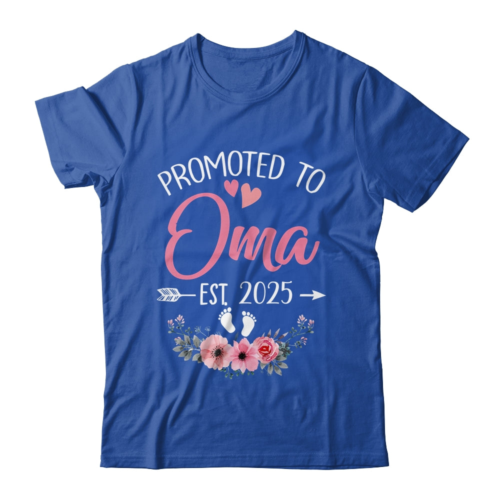 Promoted To Oma Est 2025 Mothers Day First Time Shirt & Tank Top | teecentury