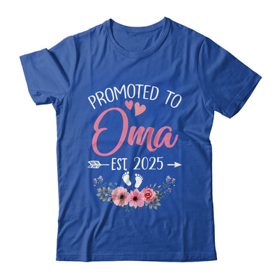 Promoted To Oma Est 2025 Mothers Day First Time Shirt & Tank Top | teecentury