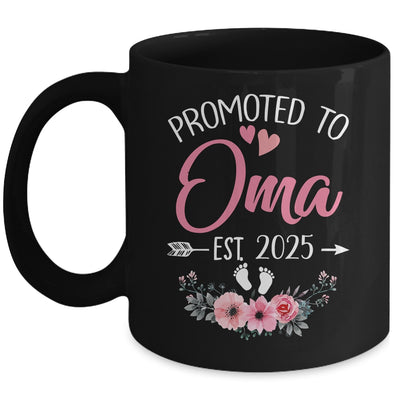 Promoted To Oma Est 2025 Mothers Day First Time Mug | teecentury