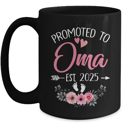 Promoted To Oma Est 2025 Mothers Day First Time Mug | teecentury